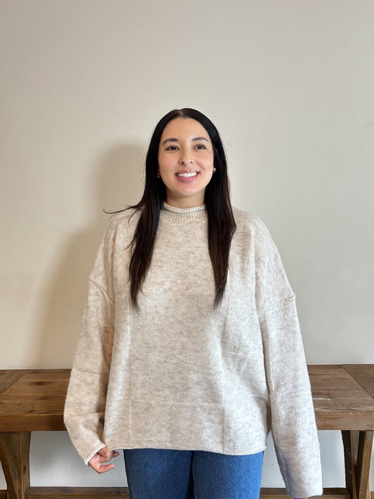 Edith Mock Neck Sweater