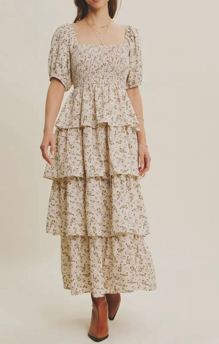 flora maxi dress Flora Maxi Dress - White