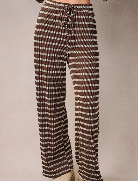 Striped Ribbed Set