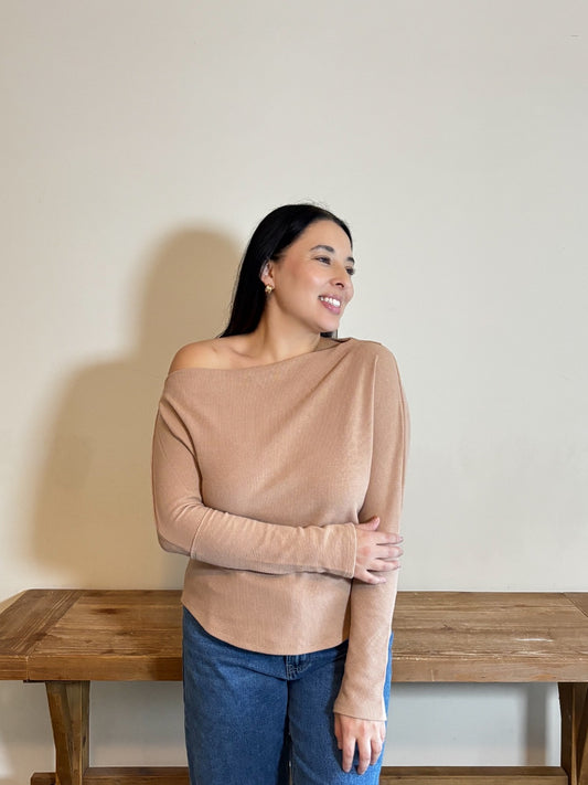 Juli Off-Shoulder Knit Top