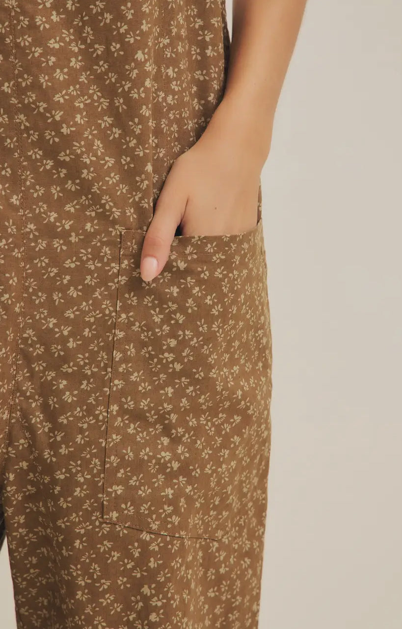 Floral Relaxed Fit Jumpsuit