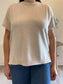 Classic Knit Tee in Oatmeal