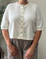 Ivory Boxy Knit Top