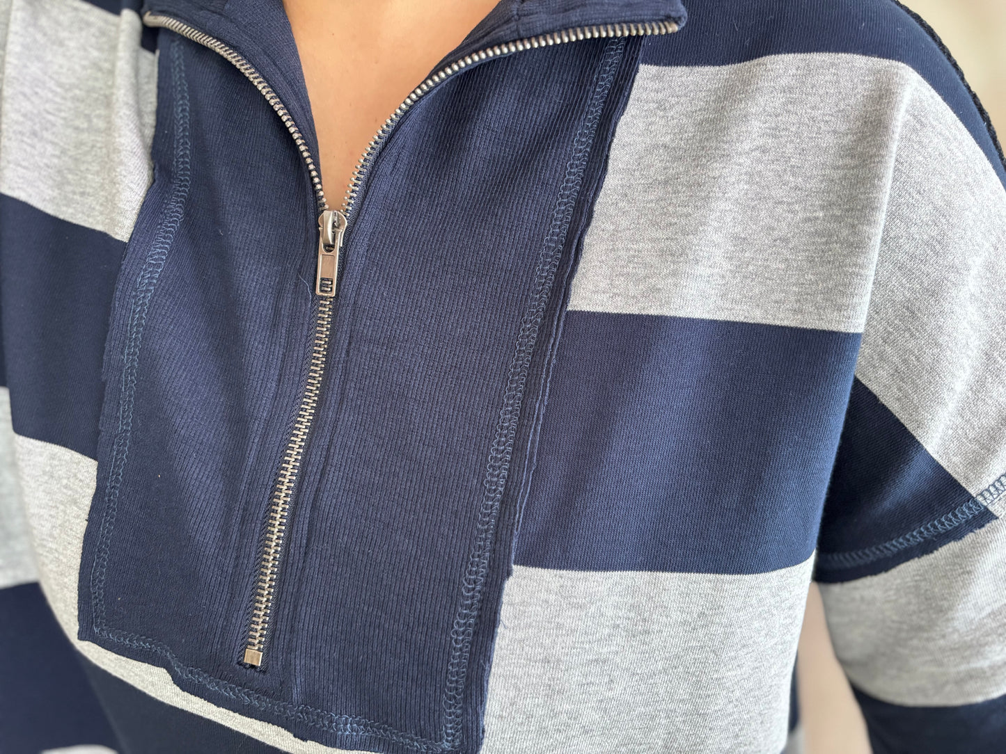 The Navy Chill Half-Zip Set