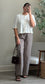 Plaid Wide Leg Pants