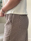 Plaid Wide Leg Pants