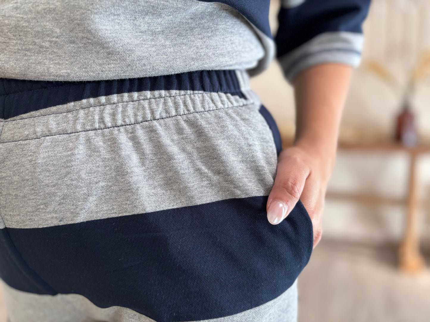 The Navy Chill Half-Zip Set