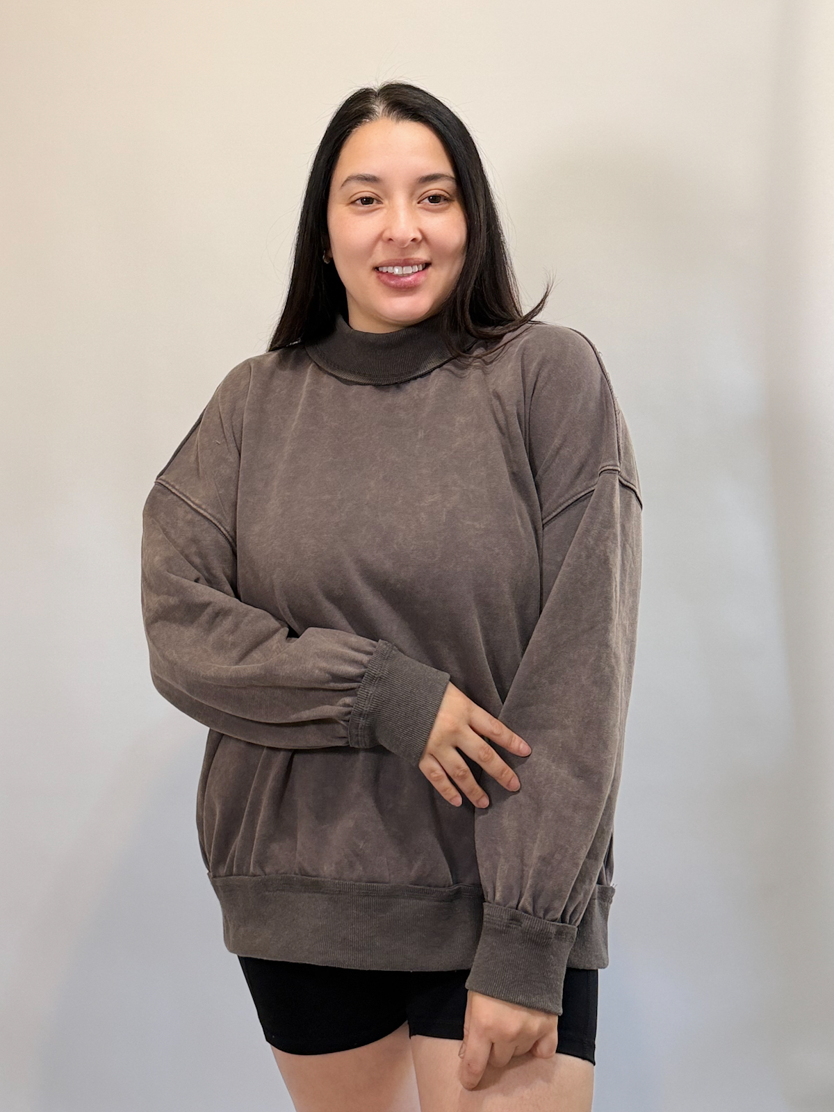 Simply Cozy Mock Neck