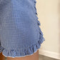 Ruffle Gingham Shorts