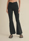 High Waist Crossover Flare Legging