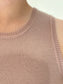 Cropped Tank Knit Top