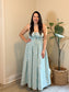 Blue Floral Maxi