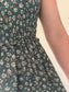 Evergreen Bloom Midi Dress