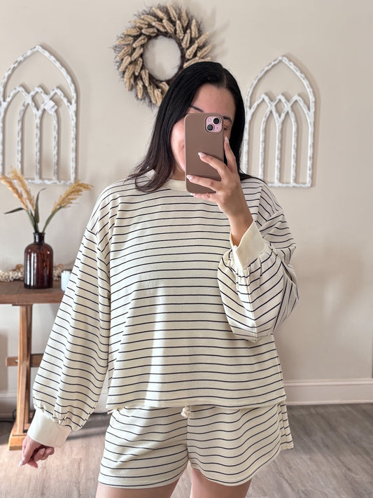 The Sunday Stripe Lounge Set
