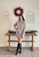 Turtle Neck Knit Sweater Dress