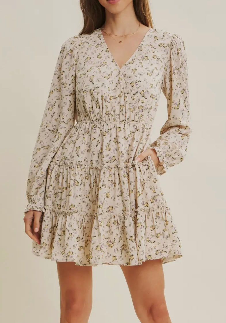 The Romantic Bloom Mini Dress
