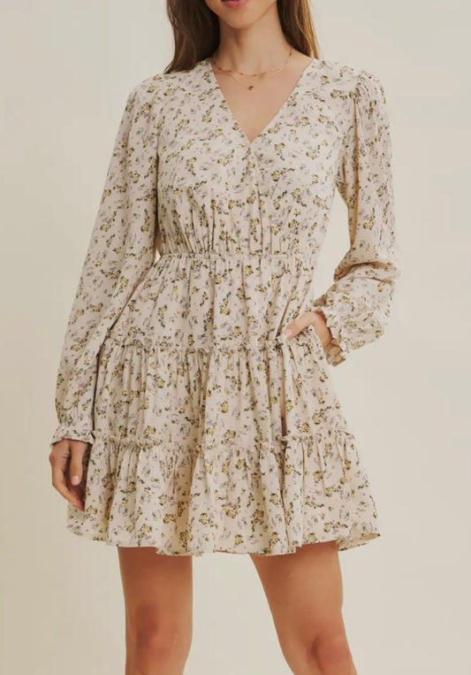 The Romantic Bloom Mini Dress