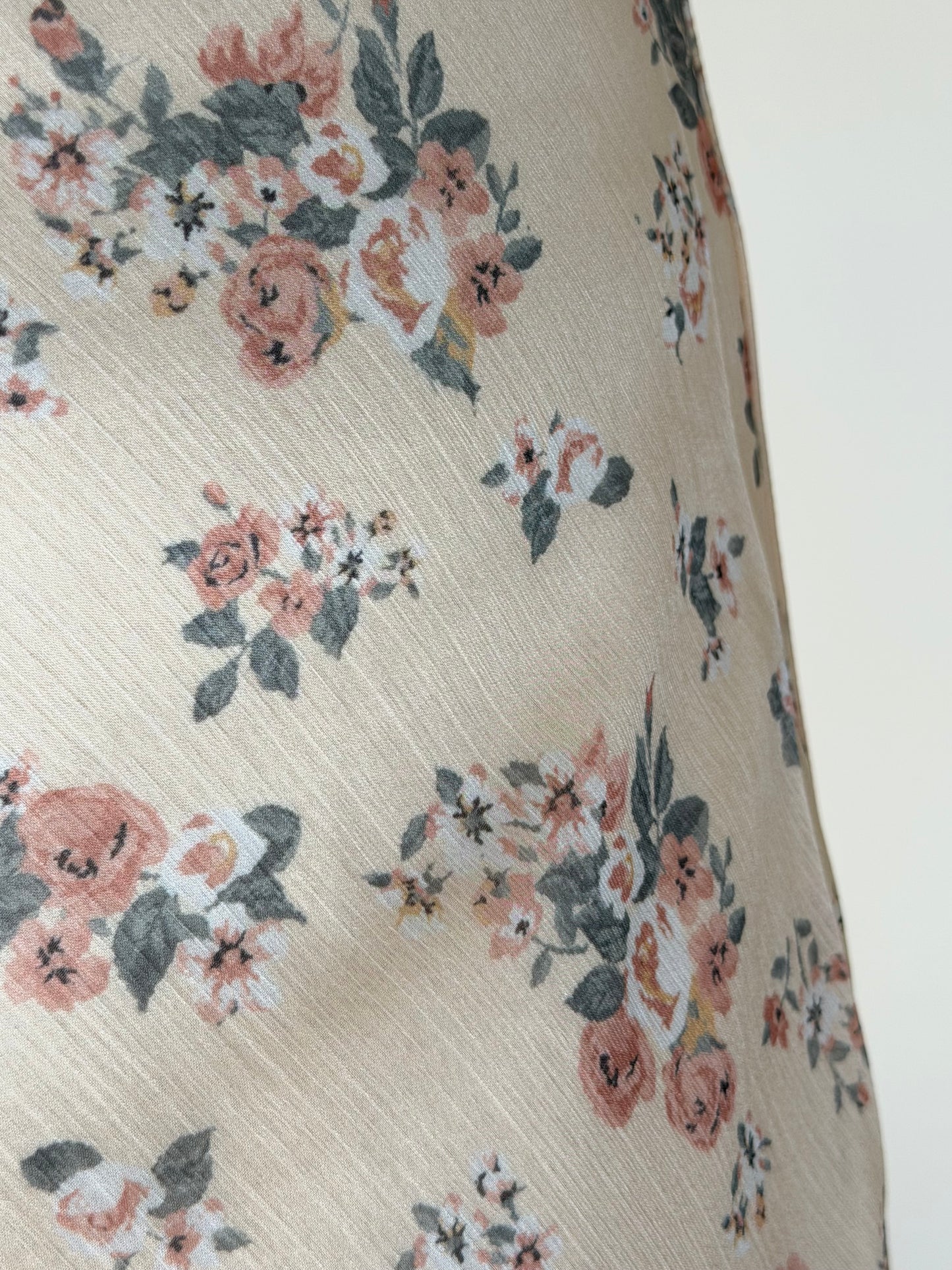 Blush Meadow Midi Skirt