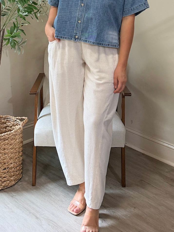 Relaxed Barrel Pants