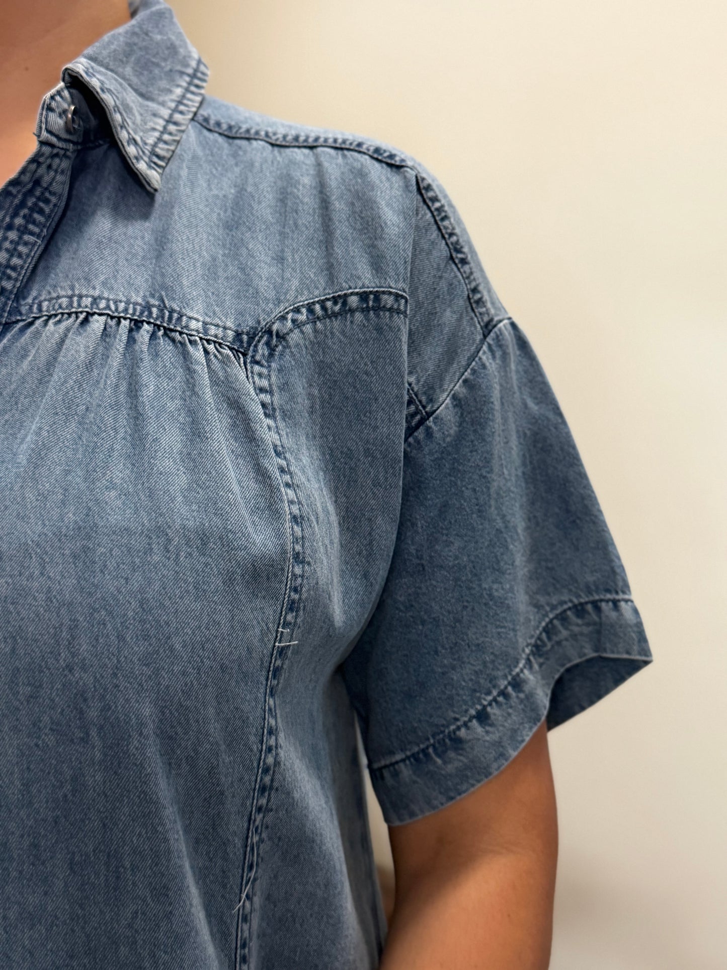 Denim Shirt Dress