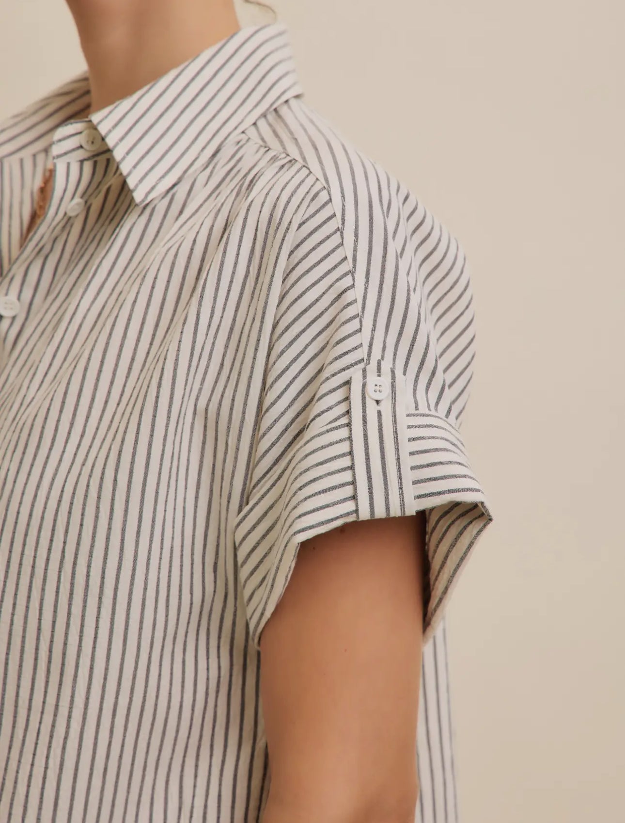 Stripe Button-Down Shirt