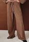 Mocha Ribbed Set