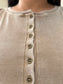 Easy Days Mocha Henley Top