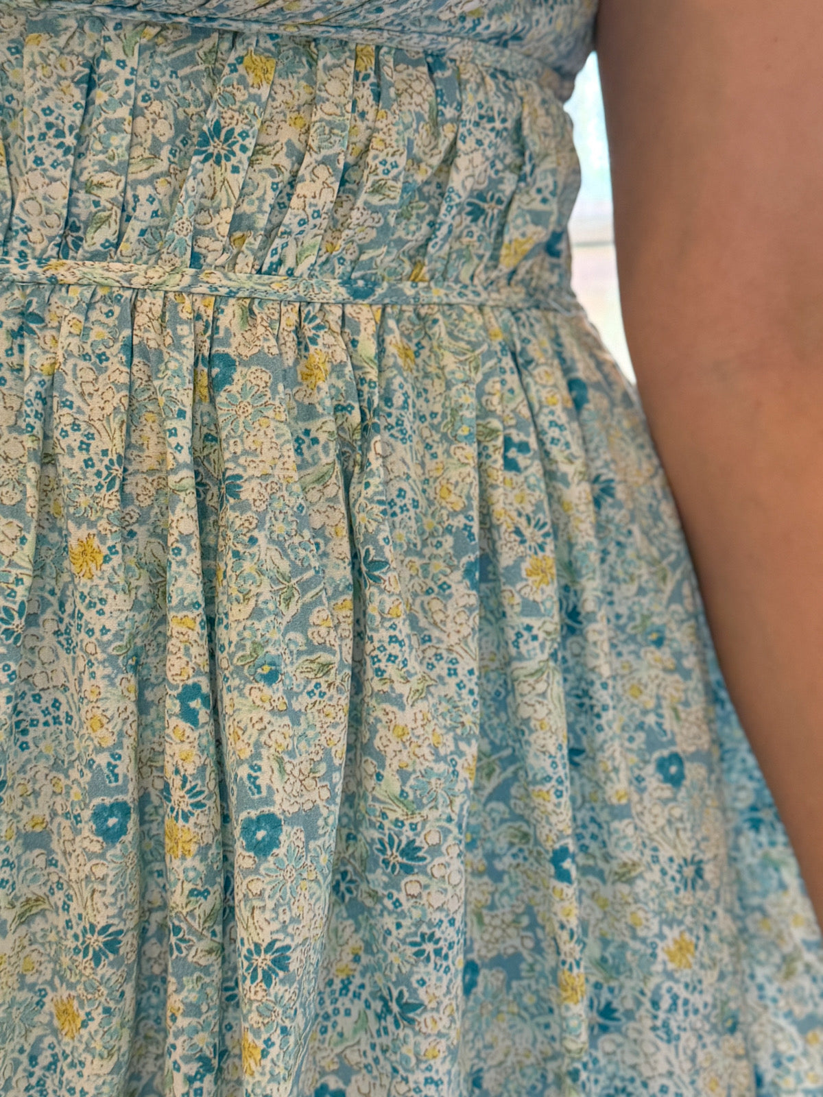 Blue Floral Maxi