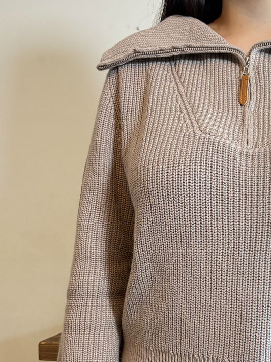 Mila Collared Knit Sweater