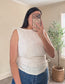 Everly Lace Ruched Top