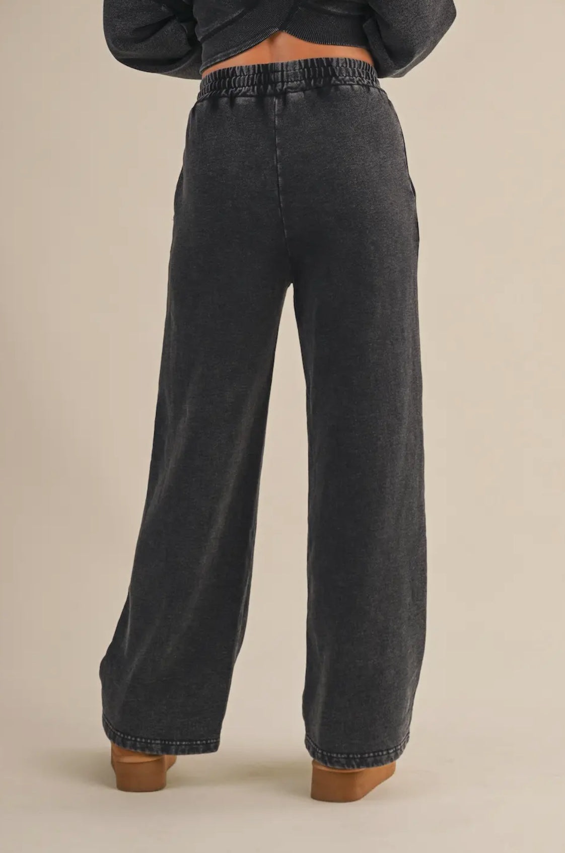 Denim Wash Sweatpants