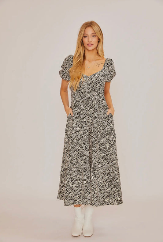 Dusk Petal Maxi Dress