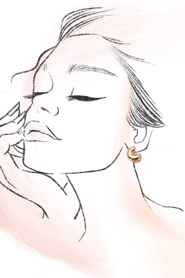 Bubble Hoop Huggie Trio Earrings